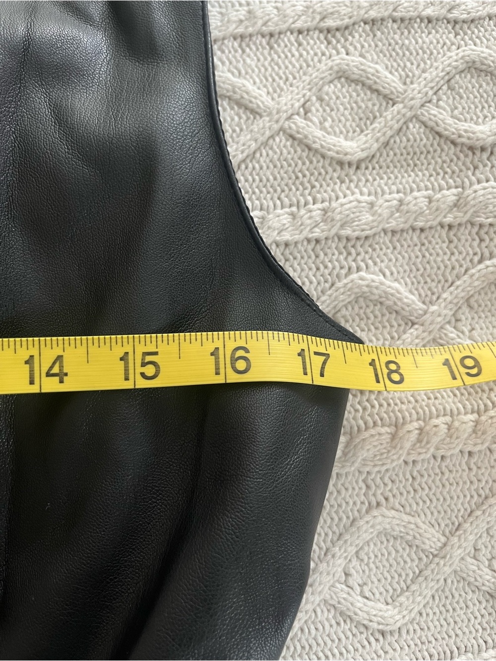 Truth by Republic Faux Leather Dress Vest with Wrap tie/buttons Size Small - Picture 2 of 16